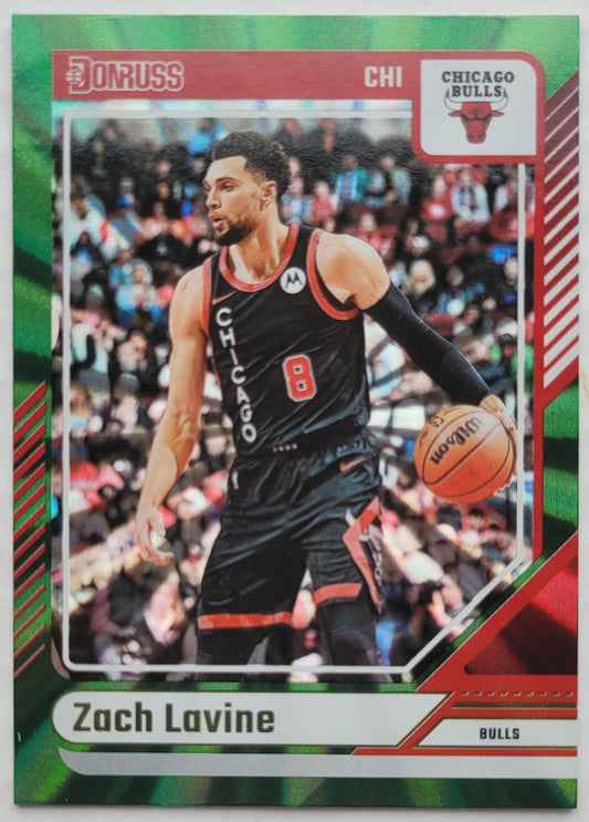 Zach LaVine - 2024-25 Donruss Holo Green Laser #124