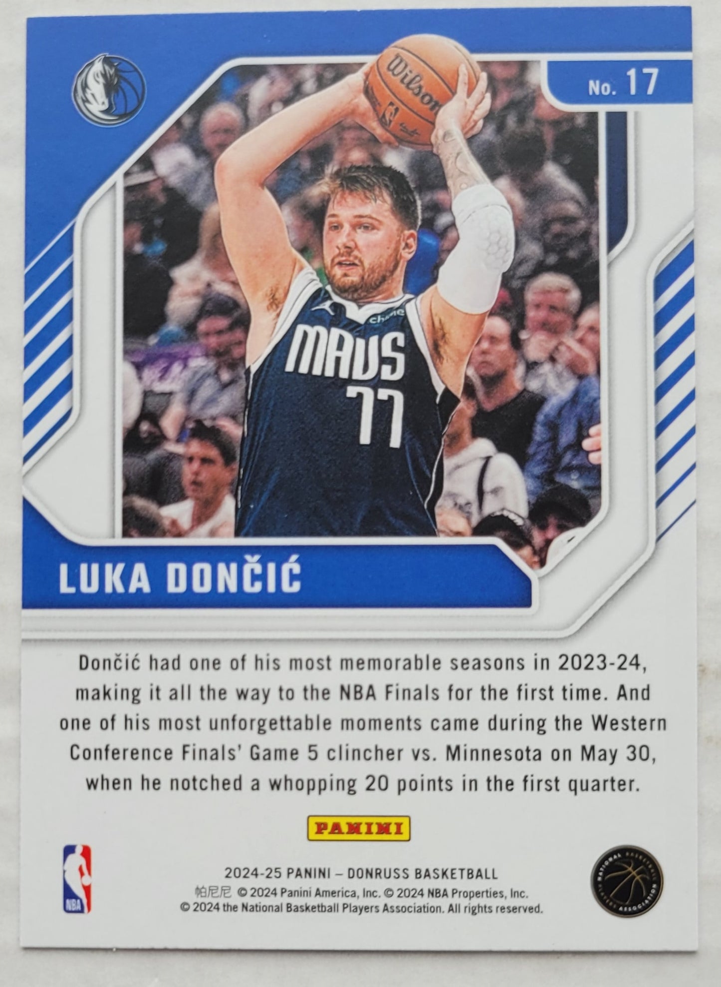 Luka Doncic - 2024-25 Donruss Franchise Features #17