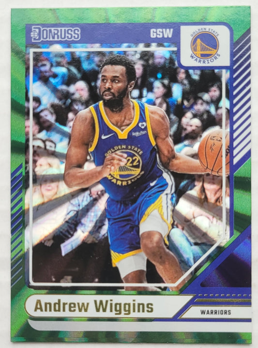 Andrew Wiggins - 2024-25 Donruss Holo Green Laser #169