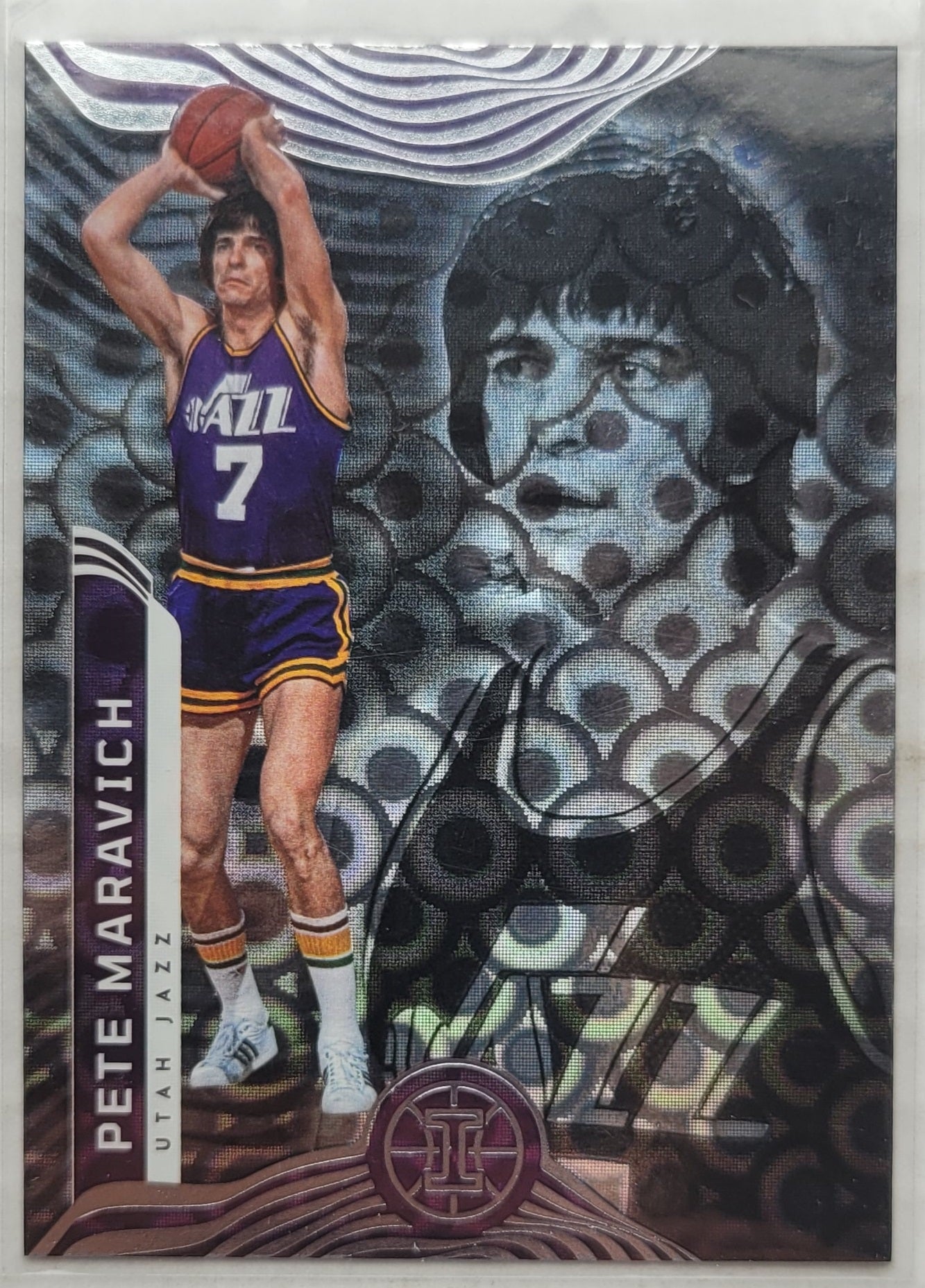 Pete Maravich - 2021-22 Panini Illusions Trophy Collection Asia #133