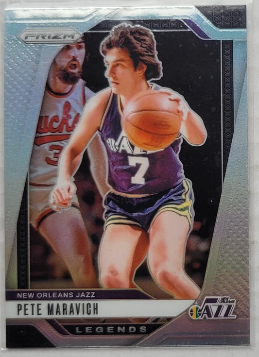 Pete Maravich - 2024-25 Panini Prizm Prizms Silver #278