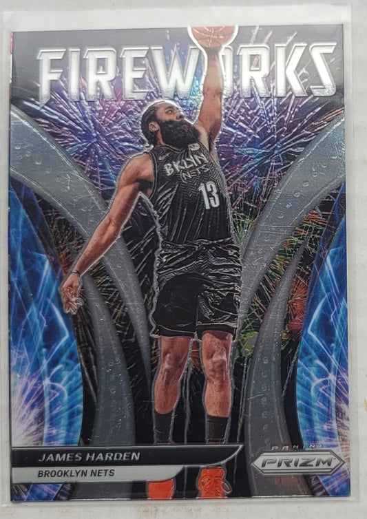 James Harden - 2021-22 Panini Prizm Fireworks #14