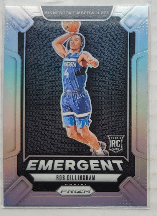 Rob Dillingham - 2024-25 Panini Prizm Emergent Prizms Silver #24