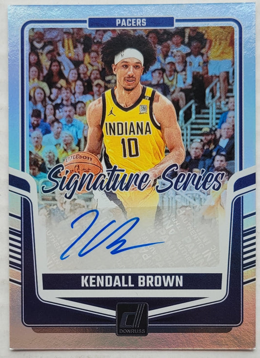 Kendall Brown - 2024-25 Donruss Signature Series #SS-KBP