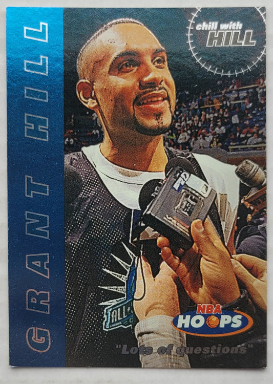 Grant Hill - 1997-98 Hoops Chill with Hill #3 Lots of questions