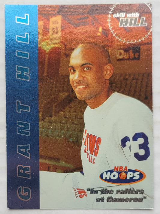 Grant Hill - 1997-98 Hoops Chill with Hill #7 In the rafters at Cameron