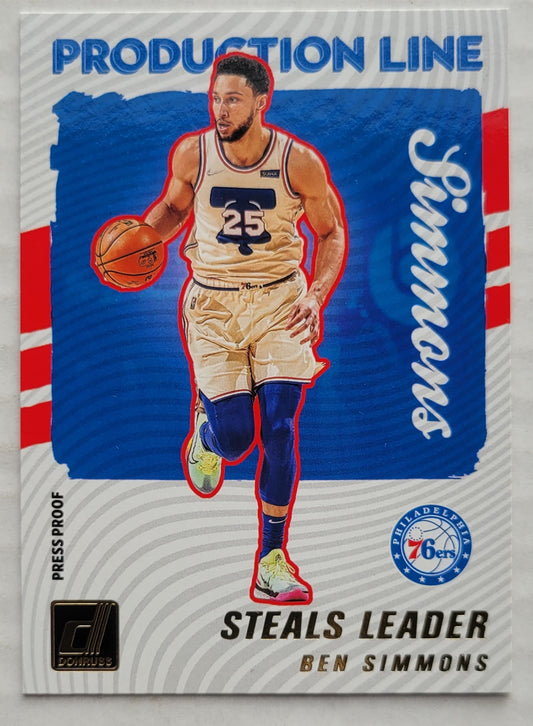 Ben Simmons - 2021-22 Donruss Production Line Press Proof #8