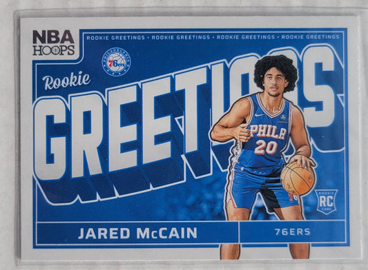 Jared McCain - 2024-25 Hoops Rookie Greetings #9