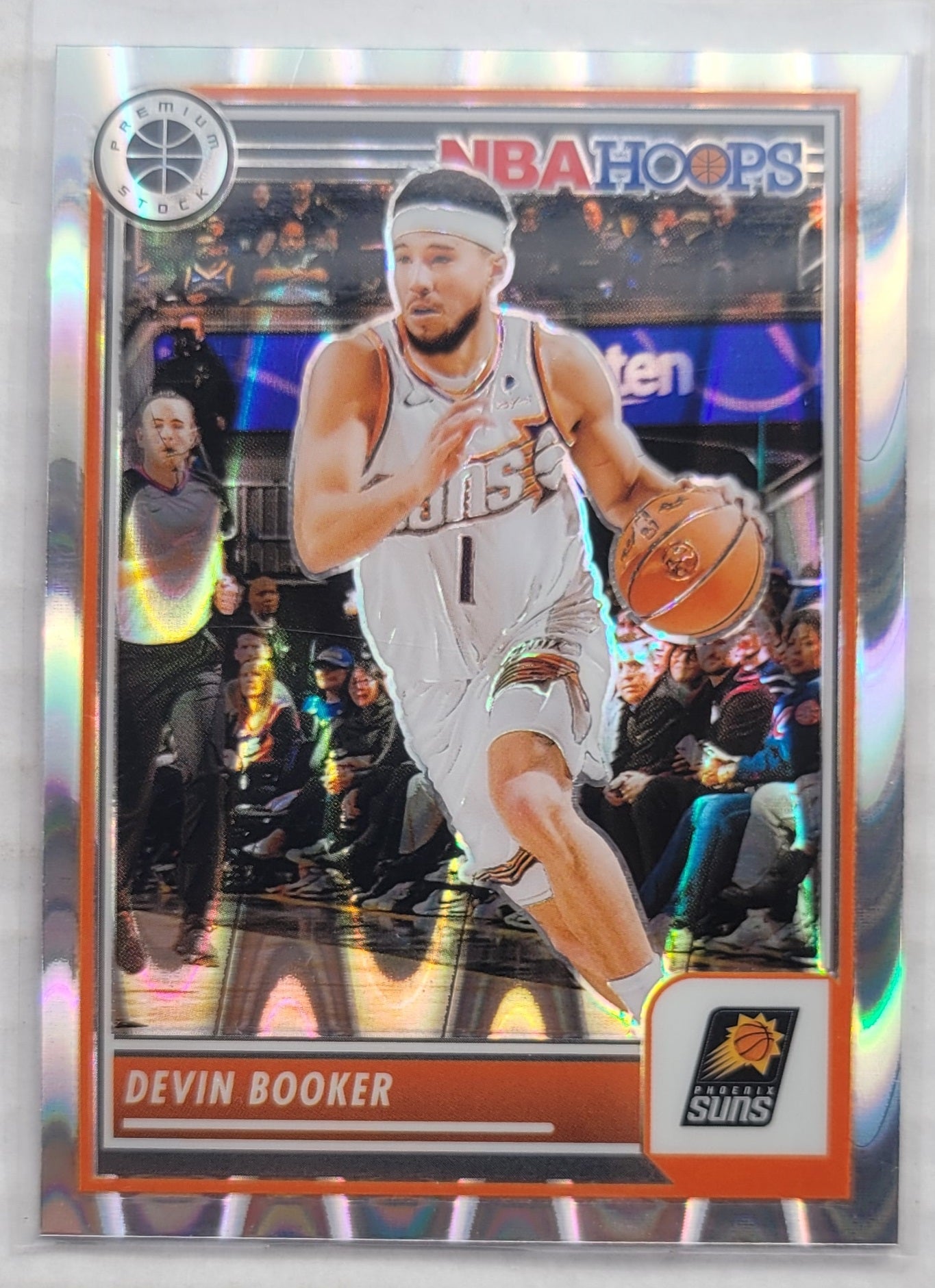 Devin Booker - 2023-24 Hoops Premium Stock Seismic Prizm #96