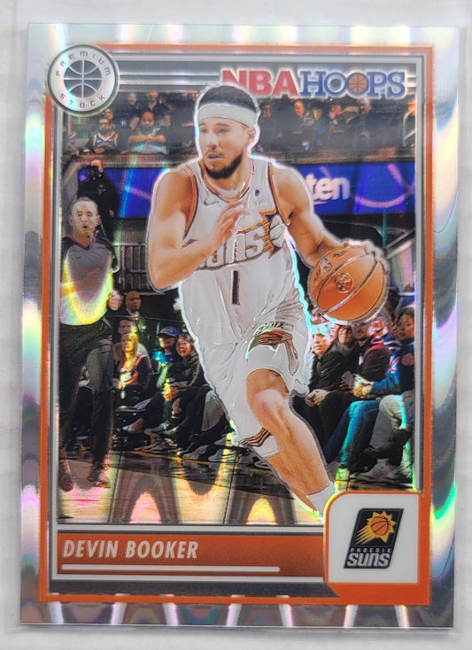 Devin Booker - 2023-24 Hoops Premium Stock Seismic Prizm #96