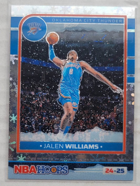 Jalen Williams - 2024-25 Hoops Premium Prizms Winter #201