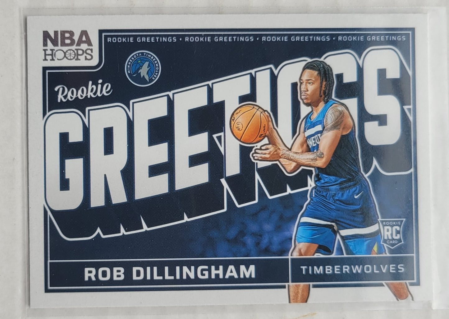 Rob Dillingham - 2024-25 Hoops Rookie Greetings #10