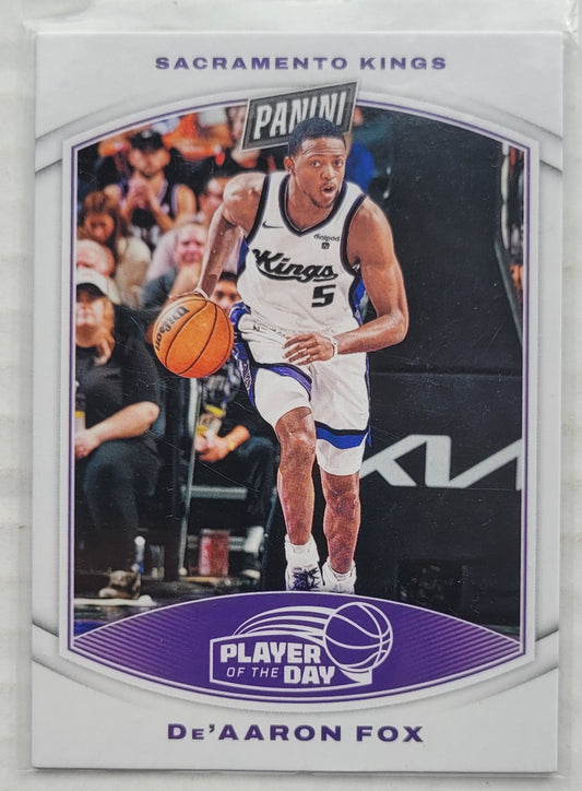 De'Aaron Fox - 2023-24 Panini Player of the Day #44