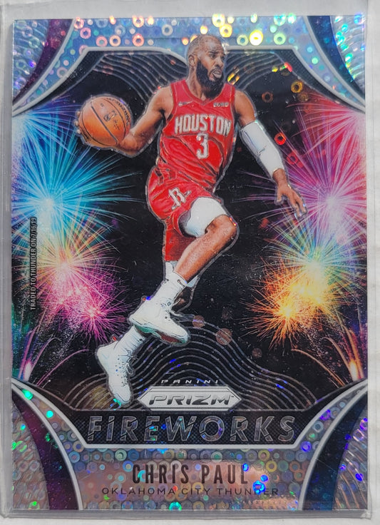 Chris Paul - 2019-20 Panini Prizm Fireworks Fast Break #13