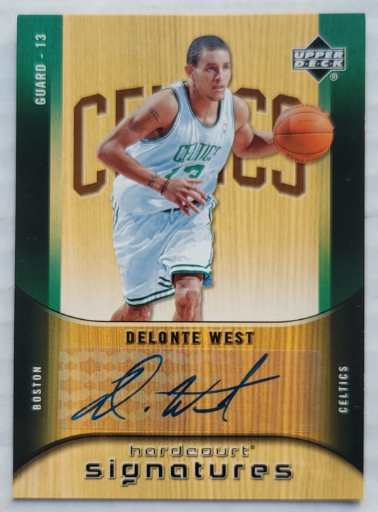Delonte West - 2005-06 Upper Deck Hardcourt Signatures #DW
