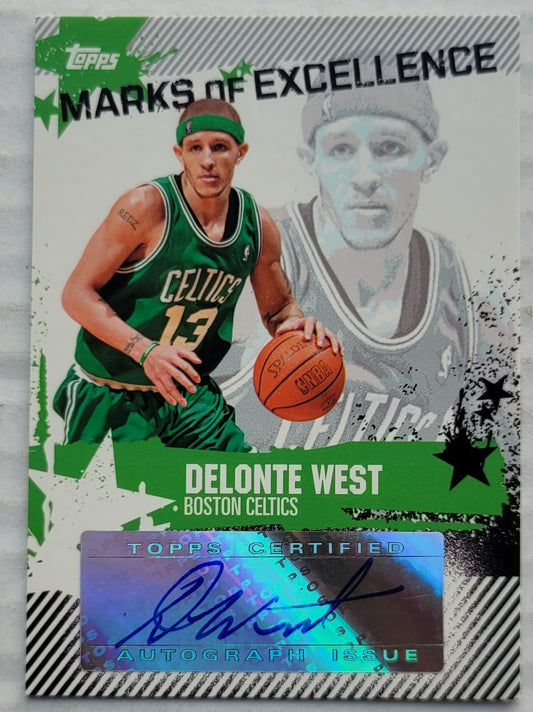 Delonte West - 2006-07 Topps Marks of Excellence #DWE D