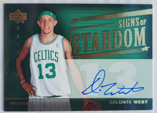 Delonte West - 2004-05 Upper Deck Trilogy Signs of Stardom #WE