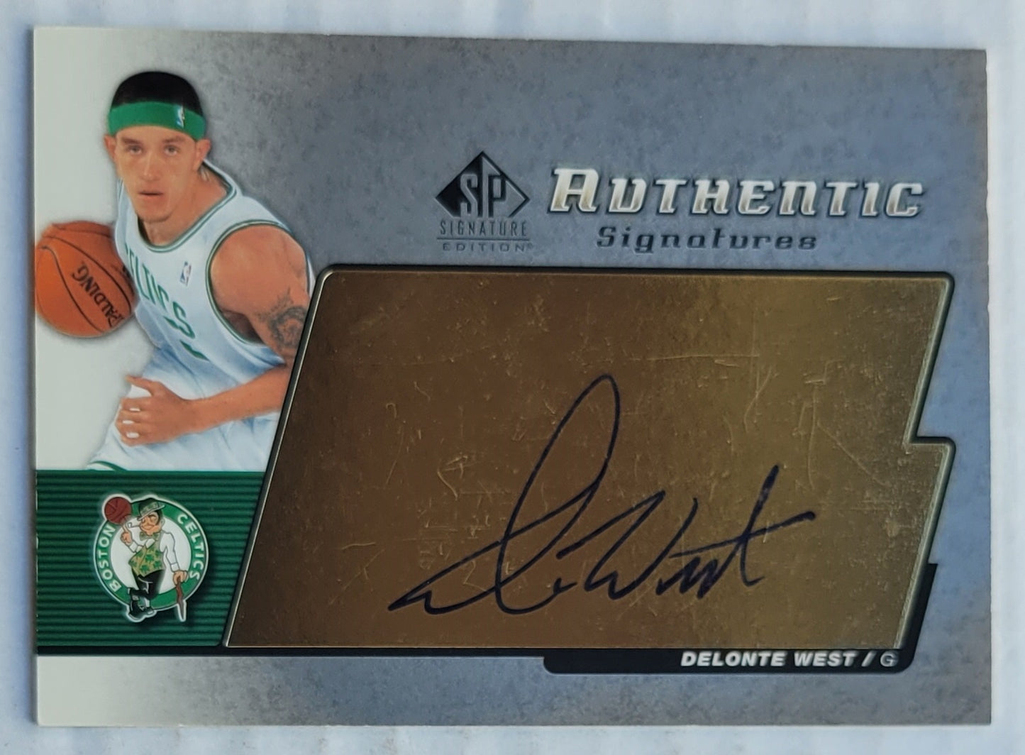 Delonte West - 2004-05 SP Signature Edition Signatures #WE