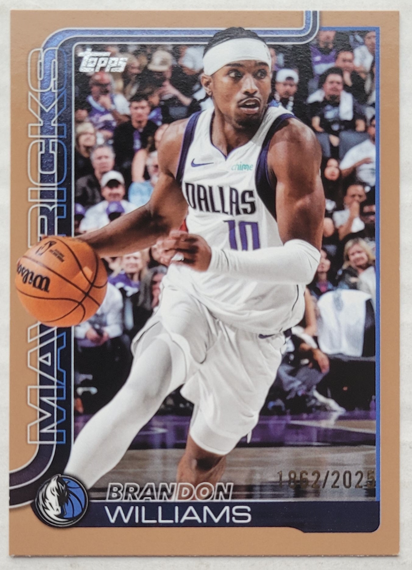 Brandon Williams - 2025-26 Topps Gold #171 - 1862/2025