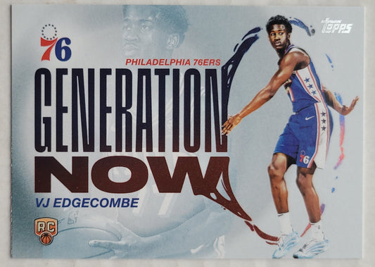 VJ Edgecombe - 2025-26 Topps Generation Now #GN3