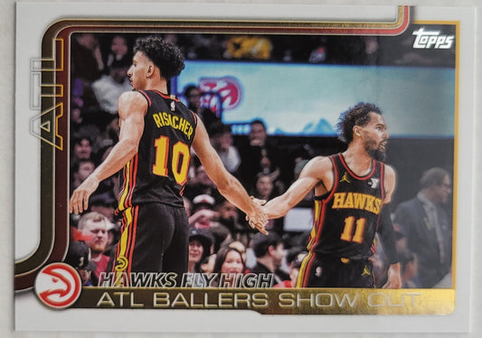 Trae Young / Zaccharie Risacher - 2025-26 Topps #282
