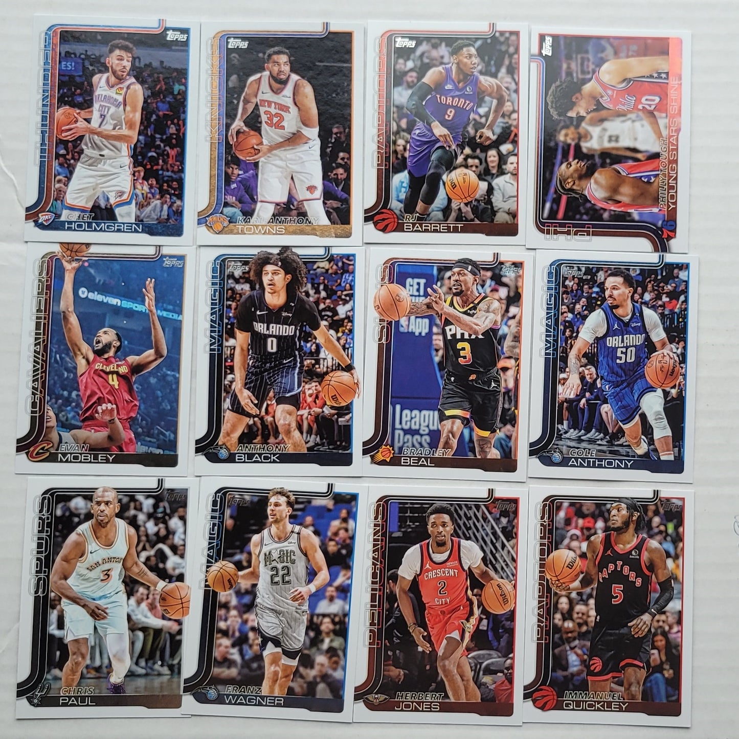 2025-26 Topps - Lot de 12 cartes (3)