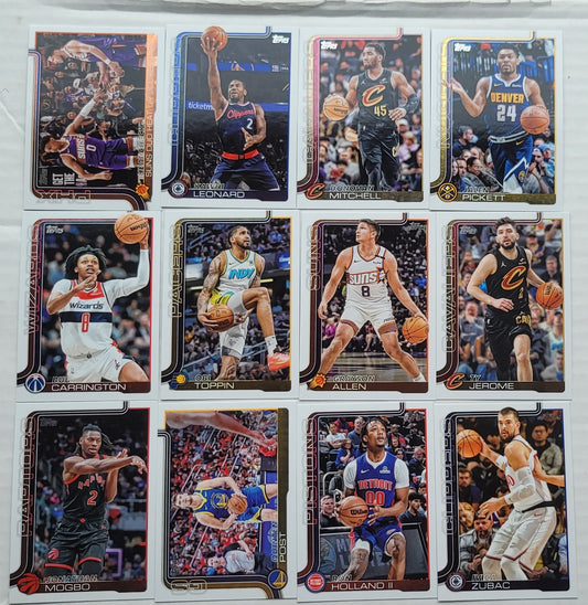 2025-26 Topps - Lot de 12 cartes (4)