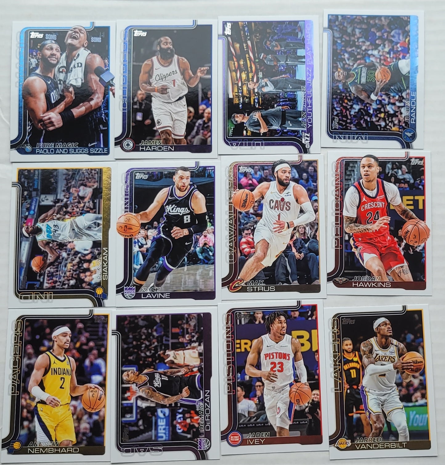 2025-26 Topps - Lot de 12 cartes (7)
