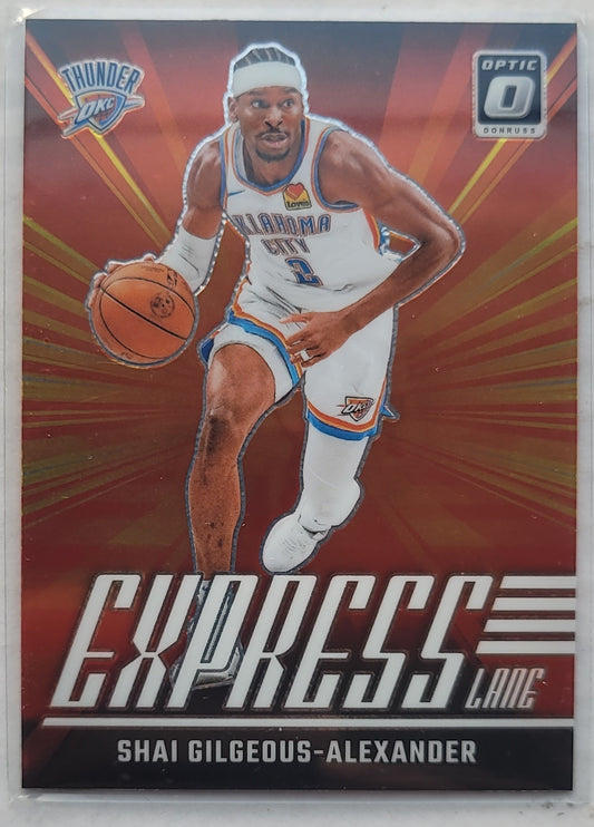 Shai Gilgeous-Alexander - 2024-25 Donruss Optic Express Lane #24