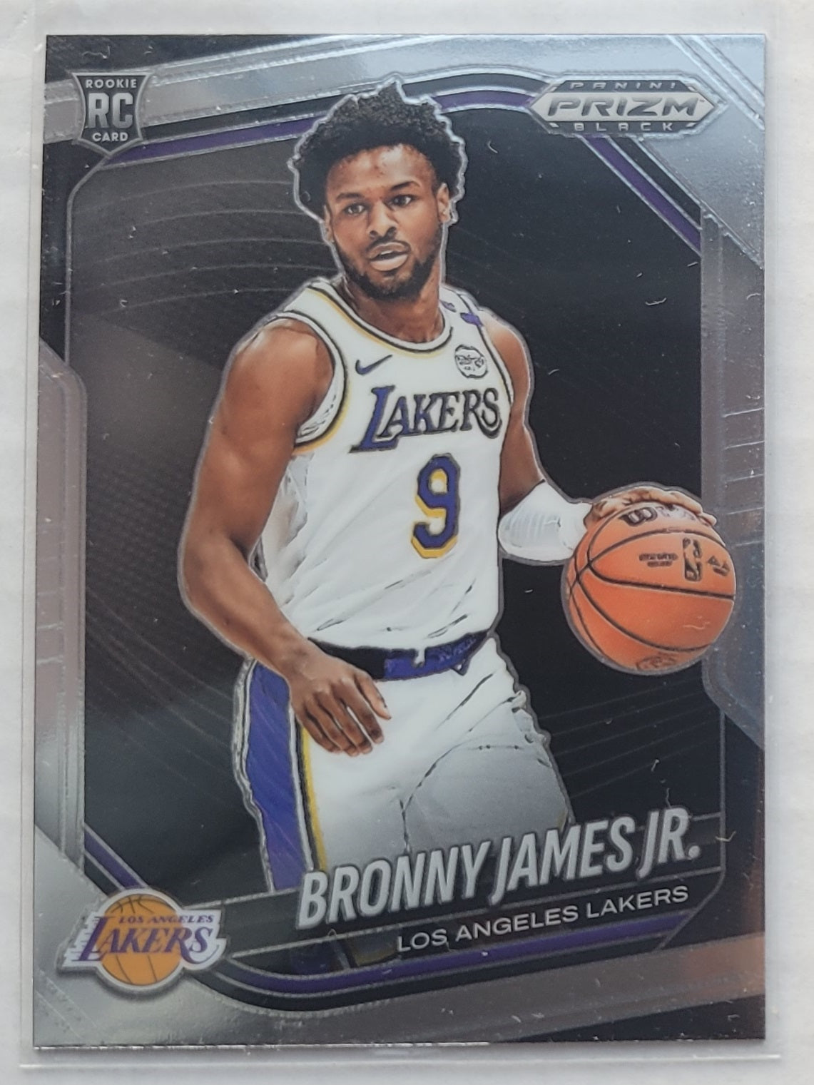 Bronny James Jr. - 2024-25 Panini Prizm Black #94 RC