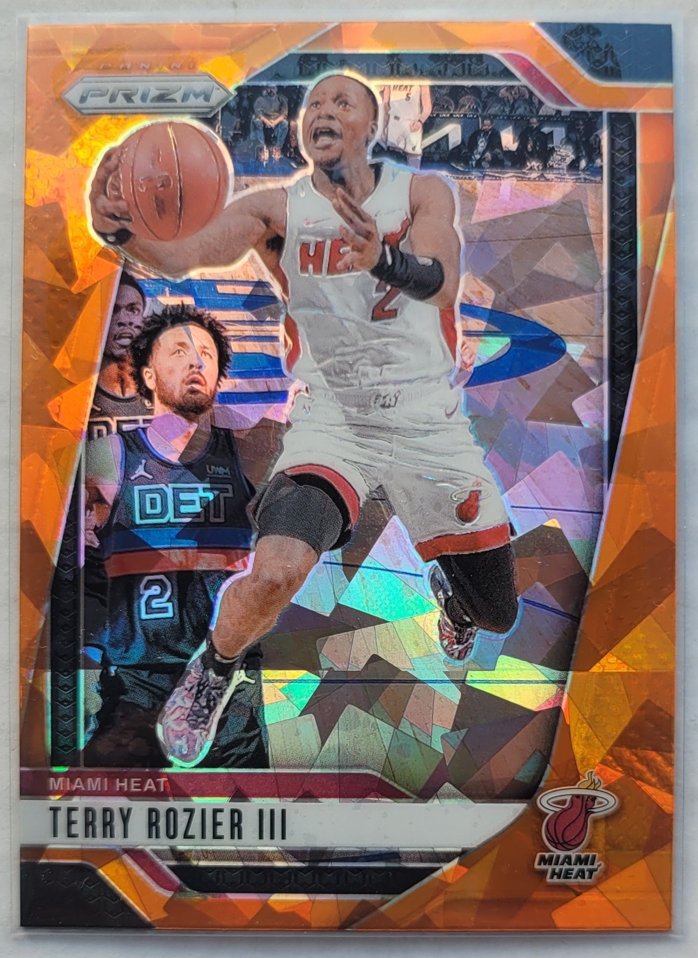 Terry Rozier III - 2024-25 Panini Prizm Prizms Orange Ice #142