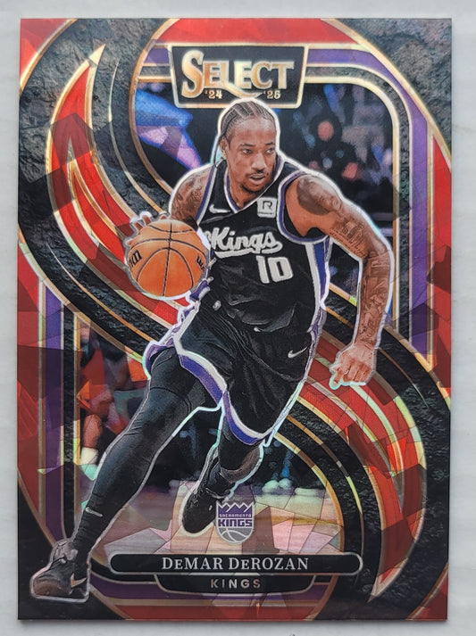 DeMar DeRozan - 2024-25 Select Red Cracked Ice Prizms #122