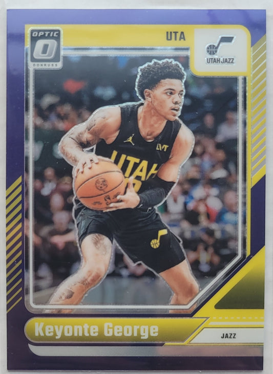 Keyonte George - 2024-25 Donruss Optic Purple #174