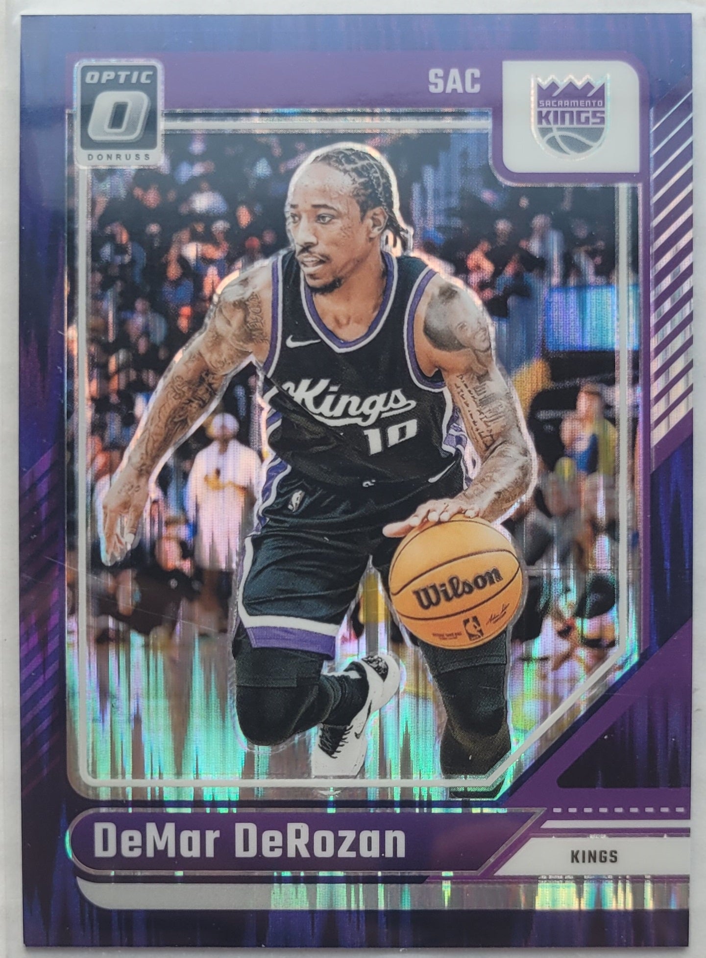 DeMar DeRozan - 2024-25 Donruss Optic Purple Shock #218