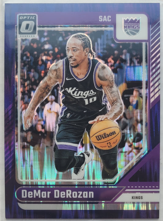 DeMar DeRozan - 2024-25 Donruss Optic Purple Shock #218