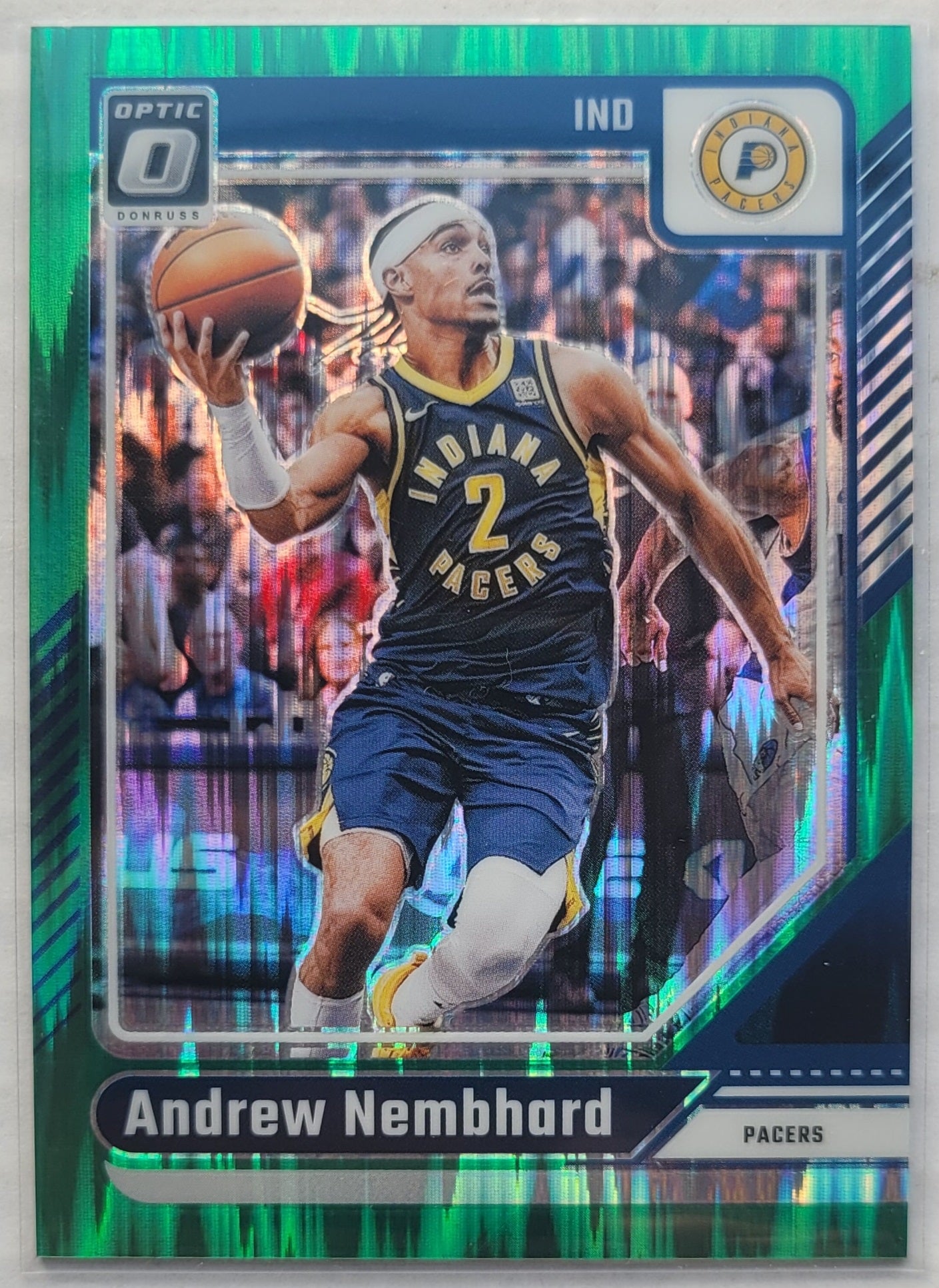 Andrew Nembhard - 2024-25 Donruss Optic Green Shock #25 - 117/149