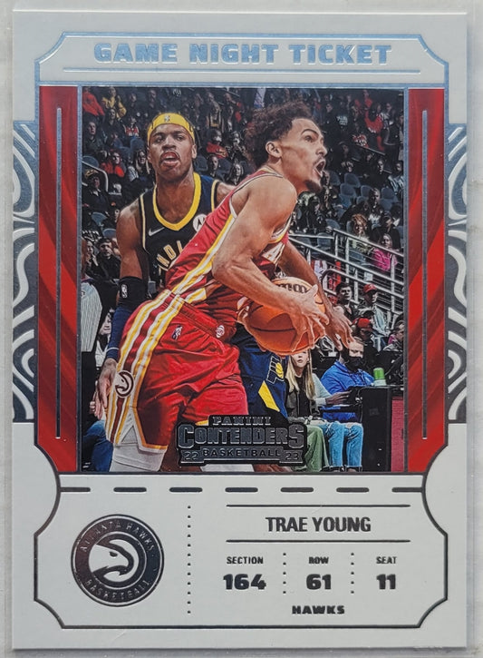 Trae Young - 2022-23 Panini Contenders Game Night Ticket #9