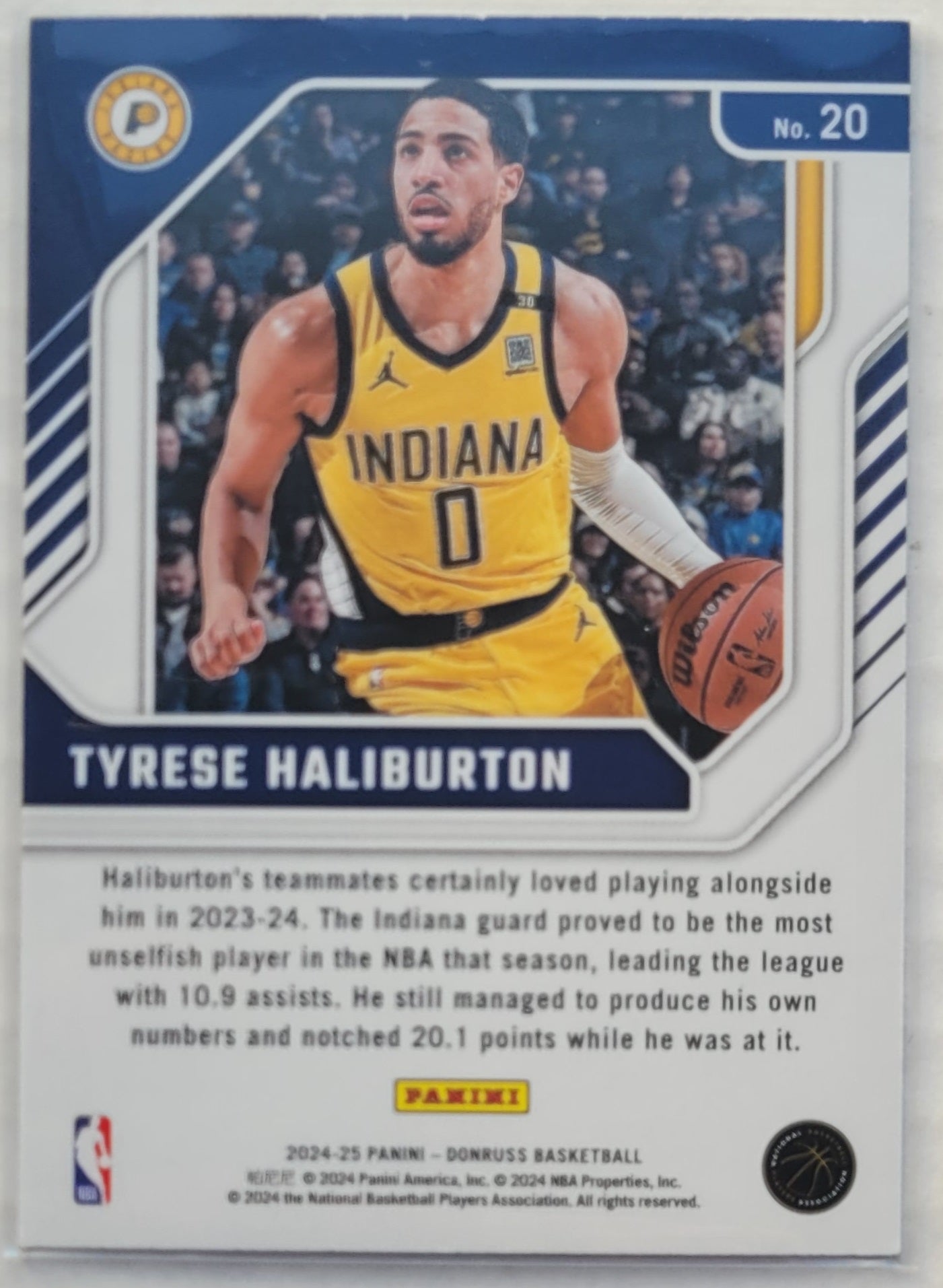 Tyrese Haliburton - 2024-25 Donruss Franchise Features #20