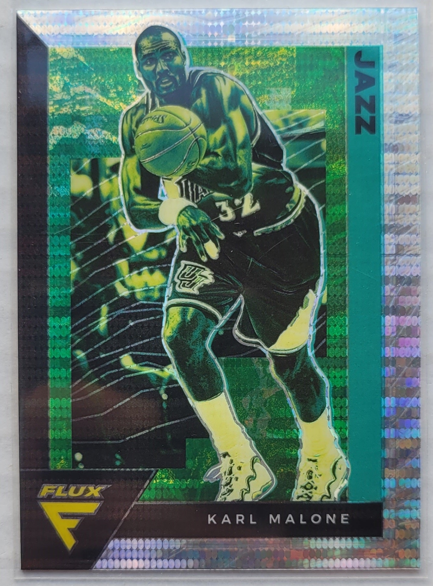 Karl Malone - 2020-21 Panini Flux Factory Pulsar #188