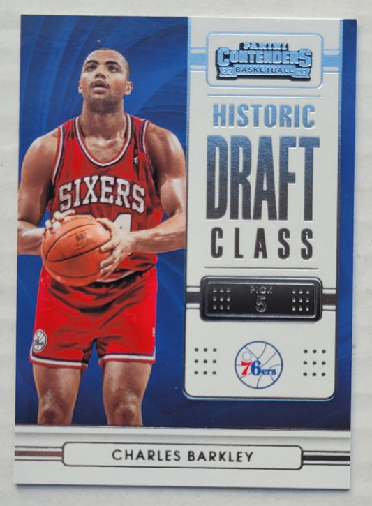 Charles Barkley - 2022-23 Panini Contenders Historic Draft Class Contenders #24