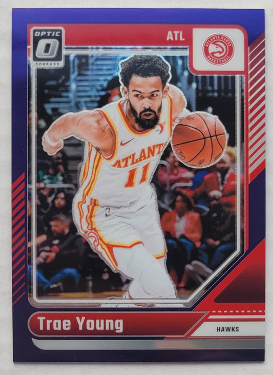 Trae Young - 2024-25 Donruss Optic Purple #186