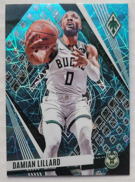 Damian Lillard - 2023-24 Panini Phoenix Teal Lazer #79