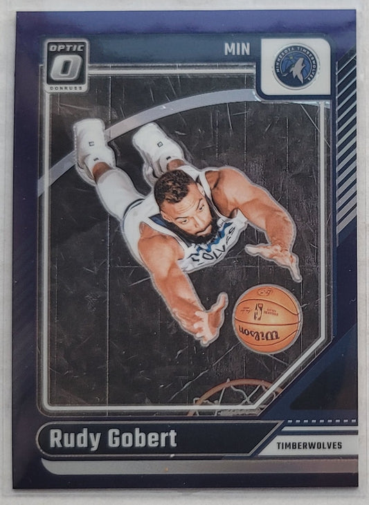 Rudy Gobert - 2024-25 Donruss Optic Purple #222