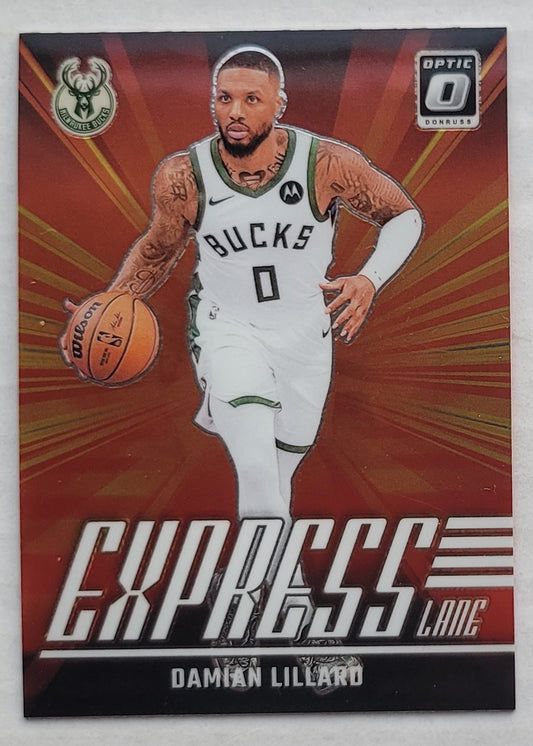 Damian Lillard - 2024-25 Donruss Optic Express Lane #14