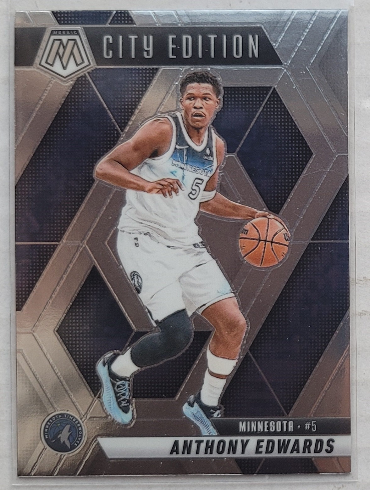 Anthony Edwards - 2024-25 Panini Mosaic #279 City Edition