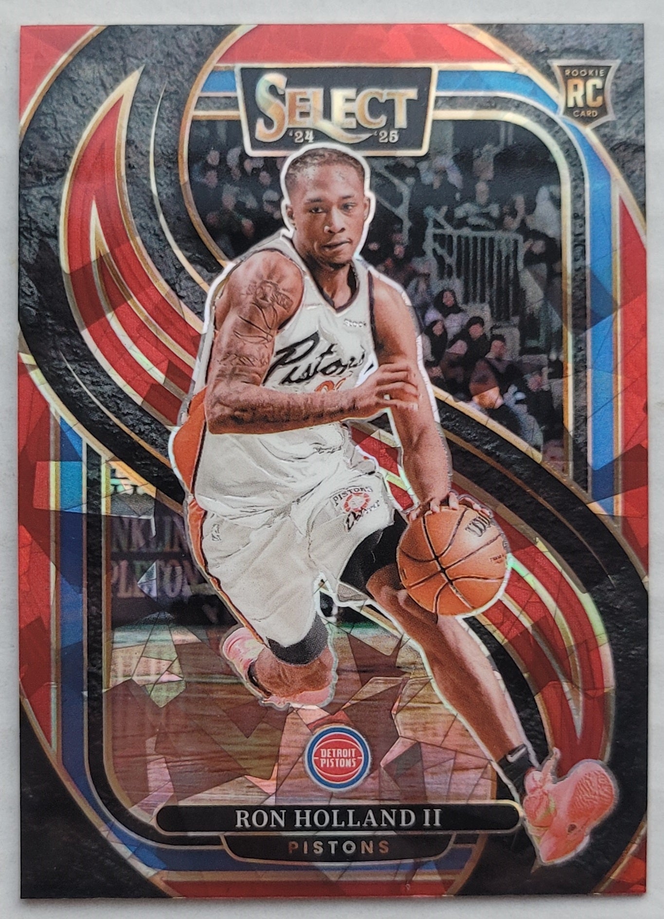 Ron Holland II - 2024-25 Select Red Cracked Ice Prizms #198 RC