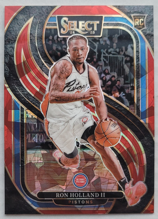 Ron Holland II - 2024-25 Select Red Cracked Ice Prizms #198 RC