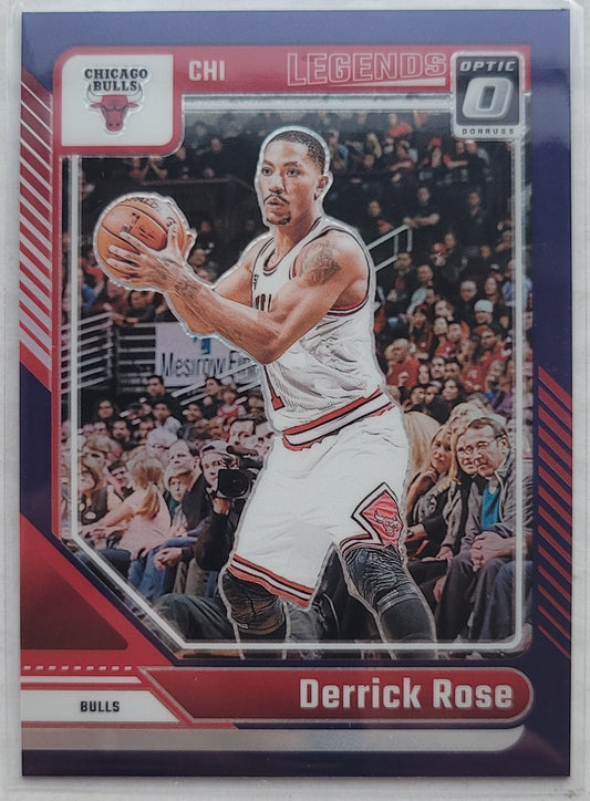 Derrick Rose - 2024-25 Donruss Optic Purple #233 LGD