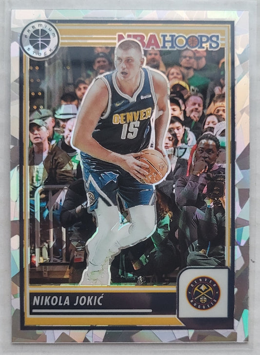 Nikola Jokic - 2023-24 Hoops Premium Stock Ice Prizm #1