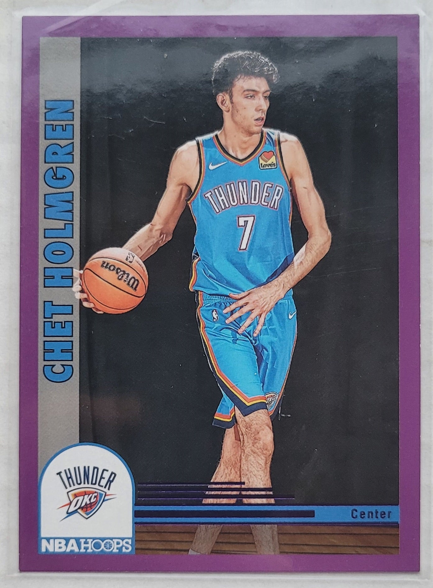 Chet Holmgren - 2022-23 Hoops Purple #282 RC